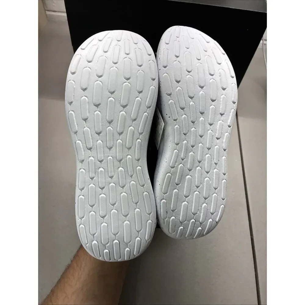 New adidas Lite Racer Adapt 7.0 Kids White/Black Slip-On Size 3.5 Youth IE6384